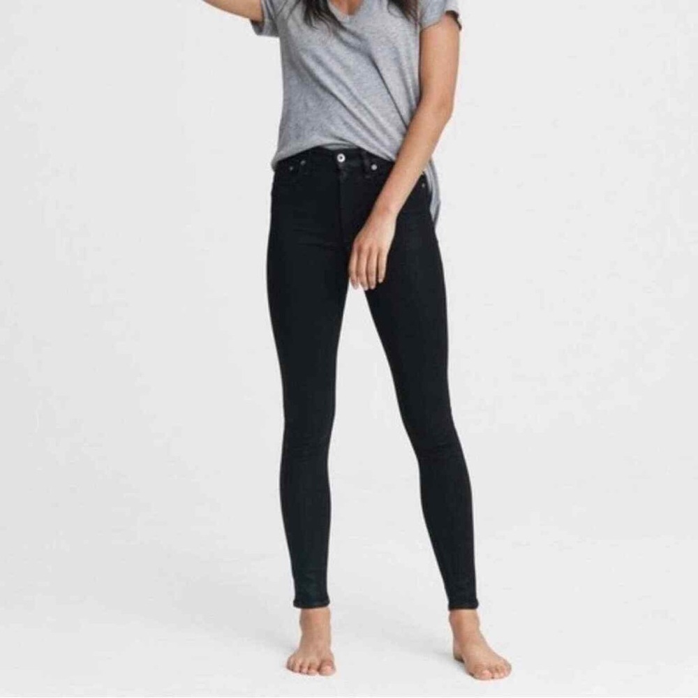 Rag & Bone Skinny jeans black womens size 26